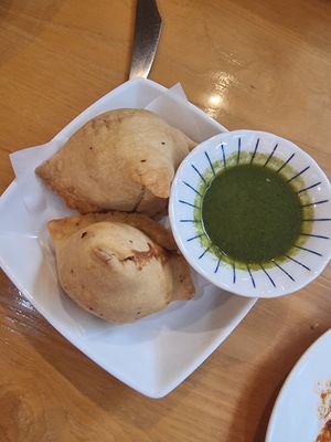 Samoosas at Rajmahal in Jeju