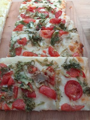 Focaccia vegetariana messinese at La Vale Bakery - Glutenfree in Milazzo
