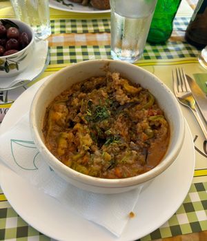 Vegan Musaka  at Kaj Kanevche  in Ohrid
