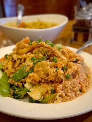 Vegetable Fried Ricee  at Thai Rama in Torrance