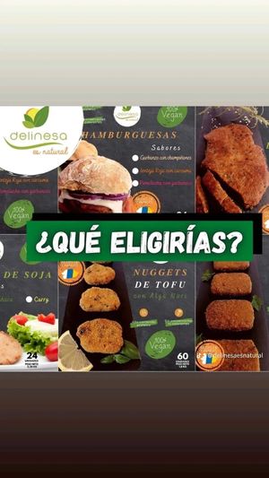 Fotos y surtido vegano amplio at Delinesa in Tenerife