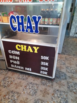 Vegan banh mi stall at Quận Chay Thien Tam in Nha Trang