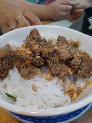 Noodles at Quận Chay Thien Tam in Nha Trang