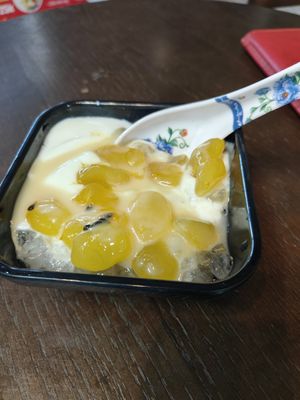 Date fruit yogurt at Quận Chay Thien Tam in Nha Trang