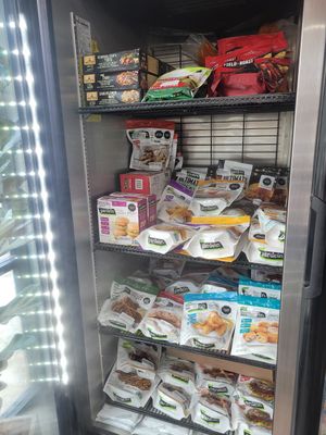Frozen products at Mr. Tofu in Tijuana