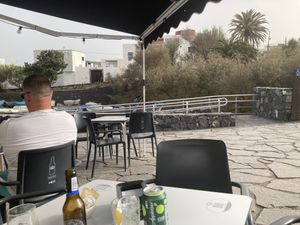 Terrace   at 70's Cafe in Tenerife