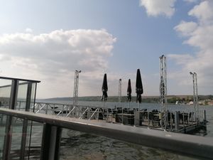 Ausblick Restaurant at Seeterrassen Restaurant und Café in Seegebiet Mansfelder Land