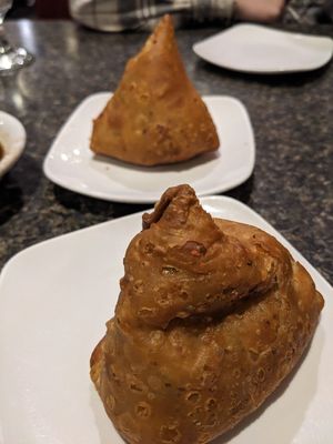 Vegetable samosas at Sai Ram Indian Cuisine in Appleton