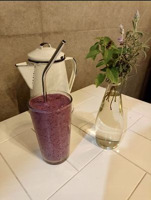 Smoothie vegano  at Empathy Vegan Food in Mexico City