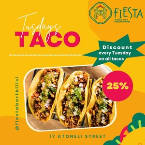 Taco Tuesdays at Fiesta in Tbilisi