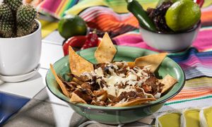 Mushroom Pastor Nachos at Fiesta in Tbilisi