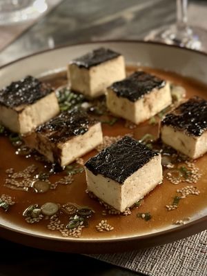 Black Garlic Tofu  at Planta Cocina - Marina del Rey in Marina Del Rey
