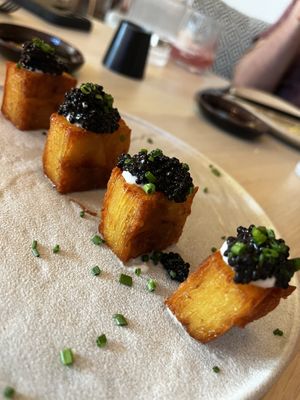 1000 layer crispy potatoes  at Planta Cocina - Marina del Rey in Marina Del Rey