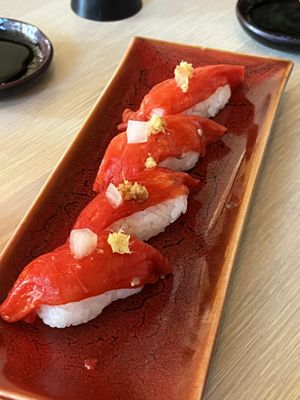 Ahi watermelon nigiri   at Planta Cocina - Marina del Rey in Marina Del Rey