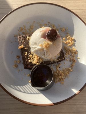Brownie sundae   at Planta Cocina - Marina del Rey in Marina Del Rey