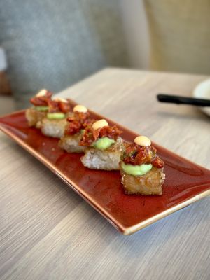 Crispy Rice  at Planta Cocina - Marina del Rey in Marina Del Rey