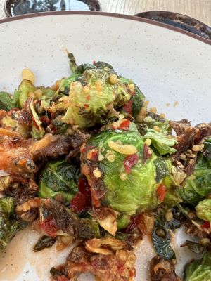 Brussels with mint- incredible   at Planta Cocina - Marina del Rey in Marina Del Rey
