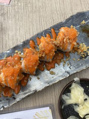 Red dragon roll   at Planta Cocina - Marina del Rey in Marina Del Rey