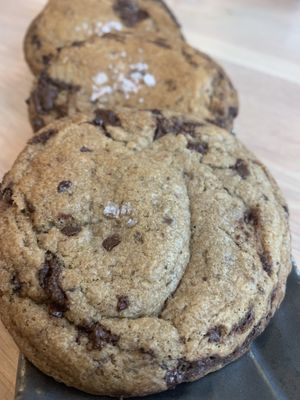 Salted chocolate chip cookies   at Planta Cocina - Marina del Rey in Marina Del Rey