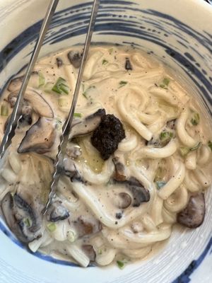 Truffle udon  at Planta Cocina - Marina del Rey in Marina Del Rey