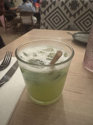 Matcha cucumber concoction   at Planta Cocina - Marina del Rey in Marina Del Rey
