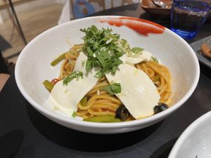 Spaghetti Alla Puttanesca #Veganuary at SYOSyoHOUBou - 無所洋食  in Taipei