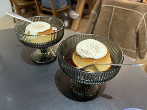 Oolong pudding with cream #Veganuary at SYOSyoHOUBou - 無所洋食  in Taipei