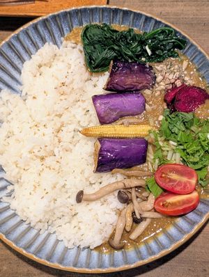 Curry with vegetables instead of tofu at SYOSyoHOUBou - 無所洋食  in Taipei