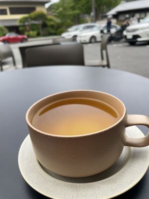 Turmeric ginger tea  at Verve Coffee Roasters in Kamakura