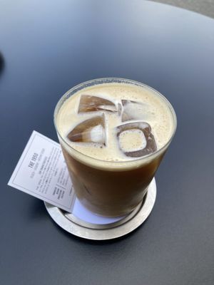 Nitro oat latte  at Verve Coffee Roasters in Kamakura