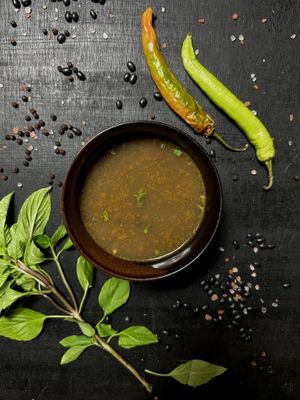 Black Bean Soup at Nibbana Space in Phuket