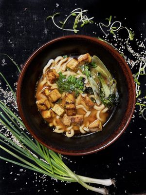 Black Miso Ramen at Nibbana Space in Phuket