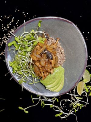 Buckwheat porrige with Onion at Nibbana Space in Phuket