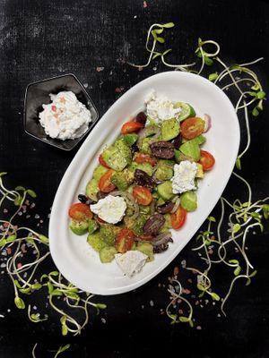 Greek Salad at Nibbana Space in Phuket