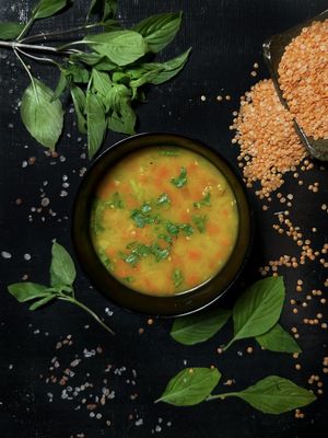 Red Lentil Soup at Nibbana Space in Phuket