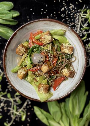 Thai Style Spagetti at Nibbana Space in Phuket