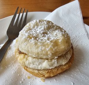 Warm mince pie at Wildheart Animal Sanctuary Cafe in Sandown