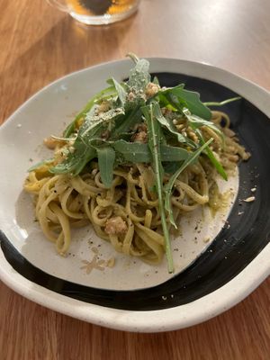 Pesto linguine  at Friends U Can Keep in Macau