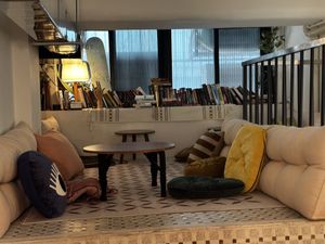 Cozy eating nook  at Friends U Can Keep in Macau