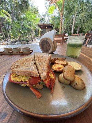 Sand wich 👌🏼  at Fresco Hábito in Cancun