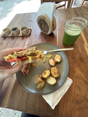 Good portions 🙏🏼  at Fresco Hábito in Cancun