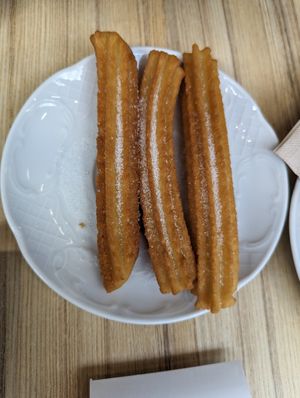 Vegan churros at Vigo Churros in Vigo