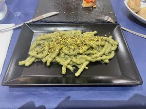   at Due Pistacchi Restaurant in Catania