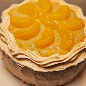 Orange Curd Cake at Hippie Chicks Bakery in Duncanville