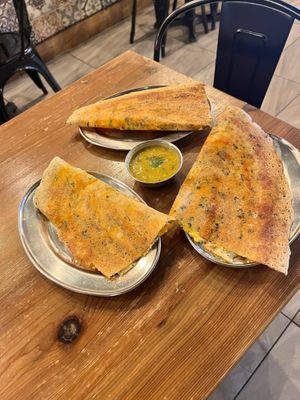 Spinach Vegan Cheese Dosa

Dhal Curry  at Dosa Mahal in Toronto