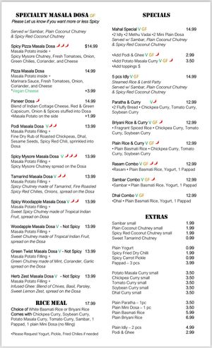 Dosa Mahal - 9 Roncesvalles Ave. 

All menu is vegan:

ghee is vegan, cheese has vegan option, milk has vegan option at Dosa Mahal in Toronto