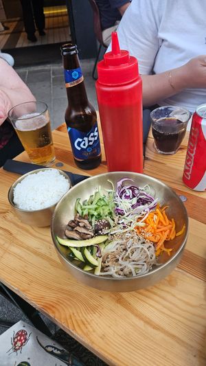 Veggie bibimbap at THE BAB in Amsterdam