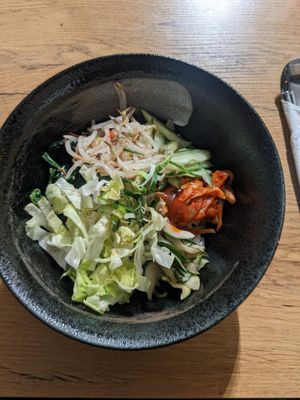vegetable bibimbab  at MINARI (미나리 레스토랑) in Frankfurt