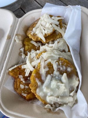 tostones at El Salto PDX in Portland