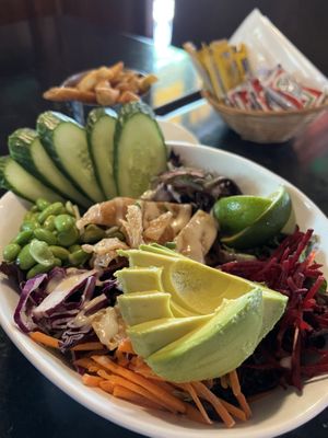 Poke Bowl  - it was delicious and fresh food is hard to find around here lol   at D'Orsay in Quebec